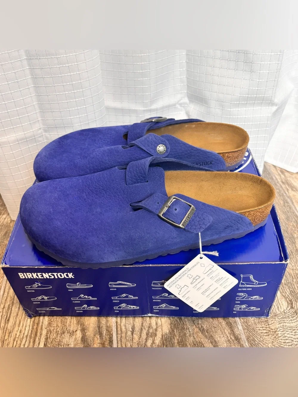 Birkenstock Boston Clog Indigo Blue EU 43 Mens 10
